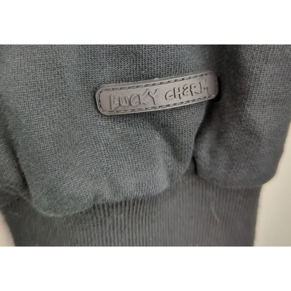 BKYS Lucky Charm Unisex Zip Hoodie  Sweater Size XL‎ Embroidered Bunny Zombunnie - Picture 6 of 8